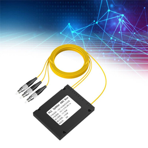 FC/UPC Glasfaser-Splitterbox PLC-Splitter ABS-Box Glasfaser-Splitter Glasfaser-Splitterbox 1/2 2