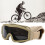 Impact-Resistant Tactics DustProof Glasses Gray Frame Kaki Size 20x8cm 1