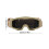 Impact-Resistant Tactics DustProof Glasses Gray Frame Kaki Size 20x8cm 6