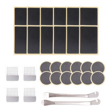 Kit di Riparazione per Pneumatici per Bici - Leva per Pneumatici per Bici e Toppe per Pneumatici Senza Colla per Strumento di Riparazione di Forature