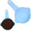 Adjustable 1 Cup Dog Food Scoop with Precise Portion Control, AntiSpill Design, Sky Blue 5
