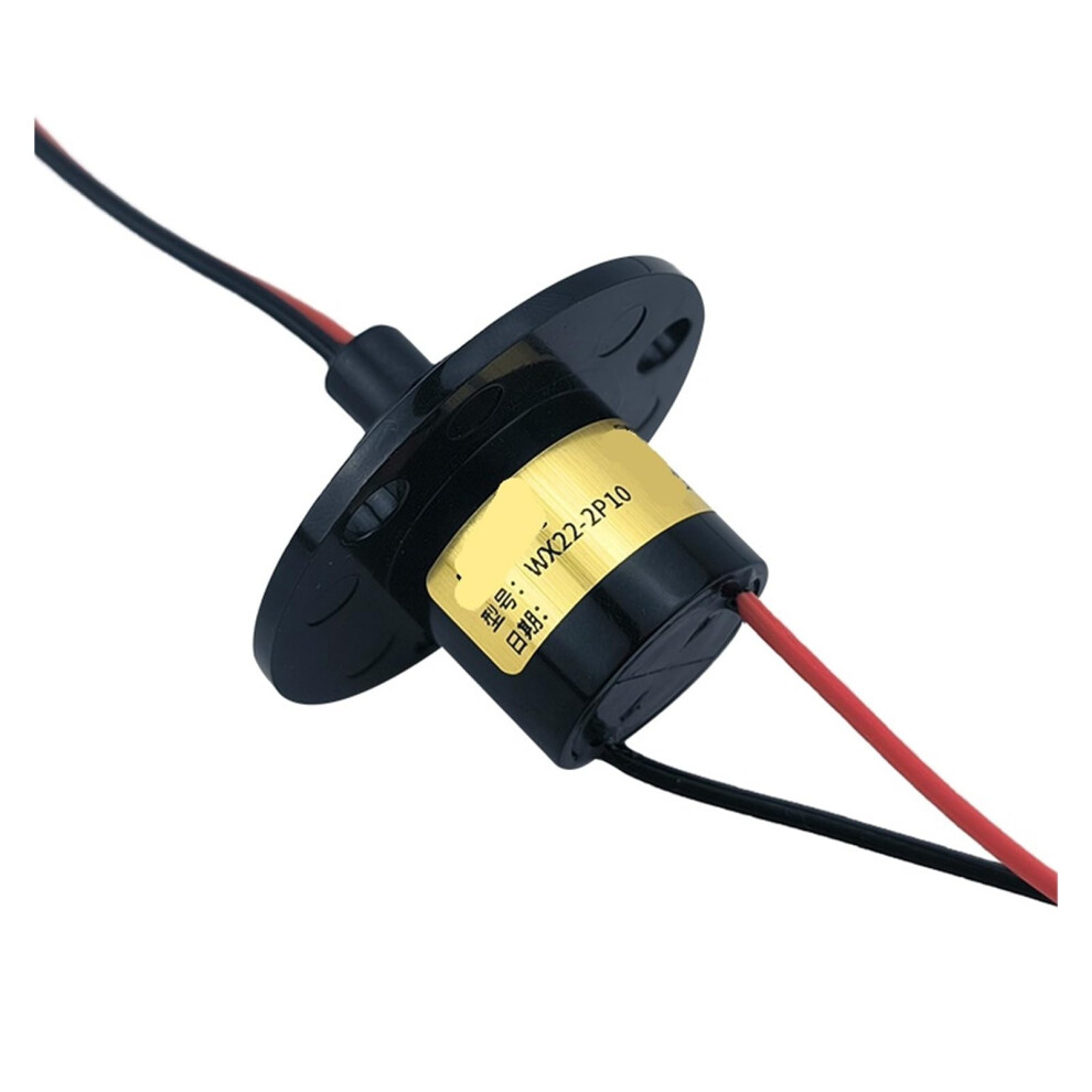 Slip Ring 10A 2 Wire Power Bidirectional Conductive Od22mm For 360 Continuous Rotation 9382693212900