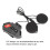IP65 wasserdichte Bluetooth- Motorradhelm Headset 40H Wiedergabe 12