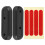 Scooter Rear Fork Reflective Cover for Ninebot MAX G30 Durable Red Sticker 3