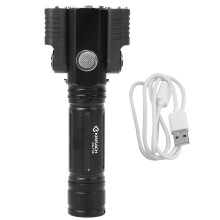 Rechargeable Led Flashlight, Tactical Waterproof Design High Lumen Output Compact & Portable Adjustable Focus Beam for Outdoor Activities, Adventure,