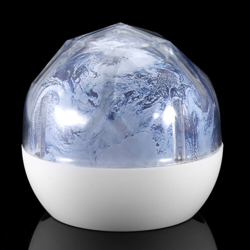 LED Galaxy Night Light Rechargeable Function 360 Degree Rotating Projector Lamp Quiet Sleep Mode Colorful Projection 6 Light Settings USB Powered for 1