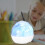 LED Galaxy Night Light Rechargeable Function 360 Degree Rotating Projector Lamp Quiet Sleep Mode Colorful Projection 6 Light Settings USB Powered for 5