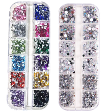 Hochwertige, kristallklare Strasssteine mit flacher Rückseite, bleifreie Acryl-Glitzersteine für Kleidungsverzierungen, Schmuckherstellung,
