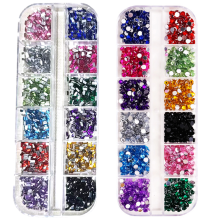 Sparkle Gems Strasssteine in Profiqualität mit flacher Rückseite, hochwertige Kristallreflexion für Schmuckherstellung, Kleidungsverzierungen,