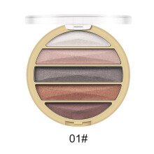 Paleta de Sombras Multicoloridas com Glitter, Tons Neutros Naturais, Altamente Pigmentada, À Prova D'Água, Longa Duração, Fácil de Esfumar,