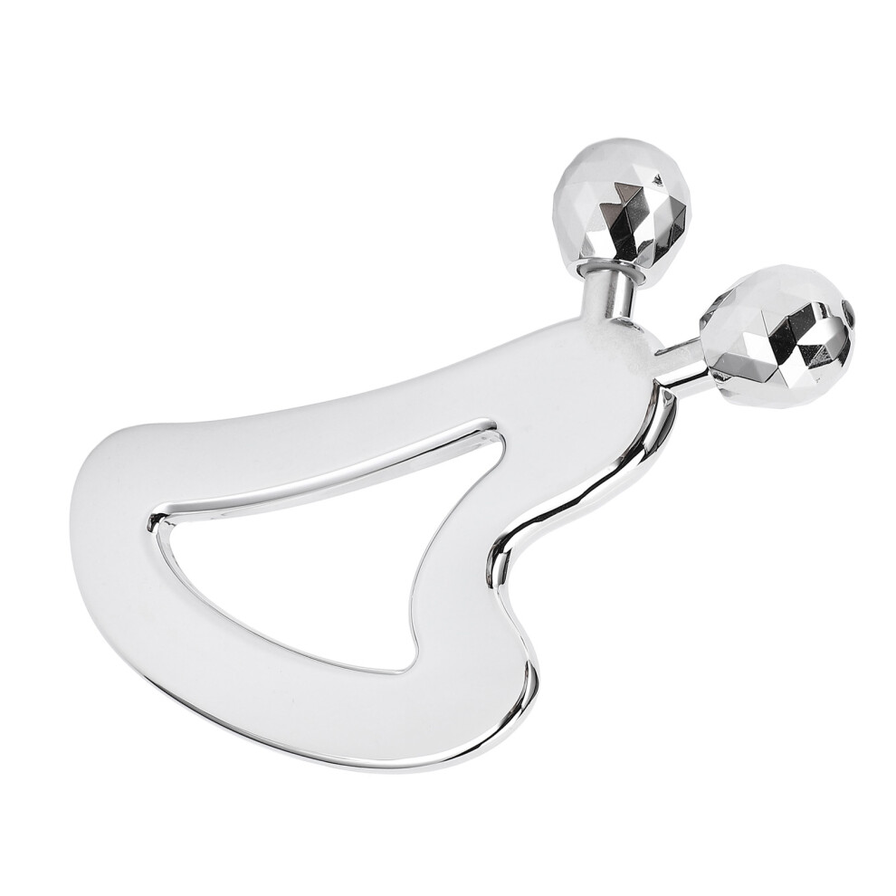 Dark Stainless Steel Gua Sha Facial Massager, Cryo Sticks For Skin Care, Tool To Reduce Circles And Puffiness With Collagen Production Benefits