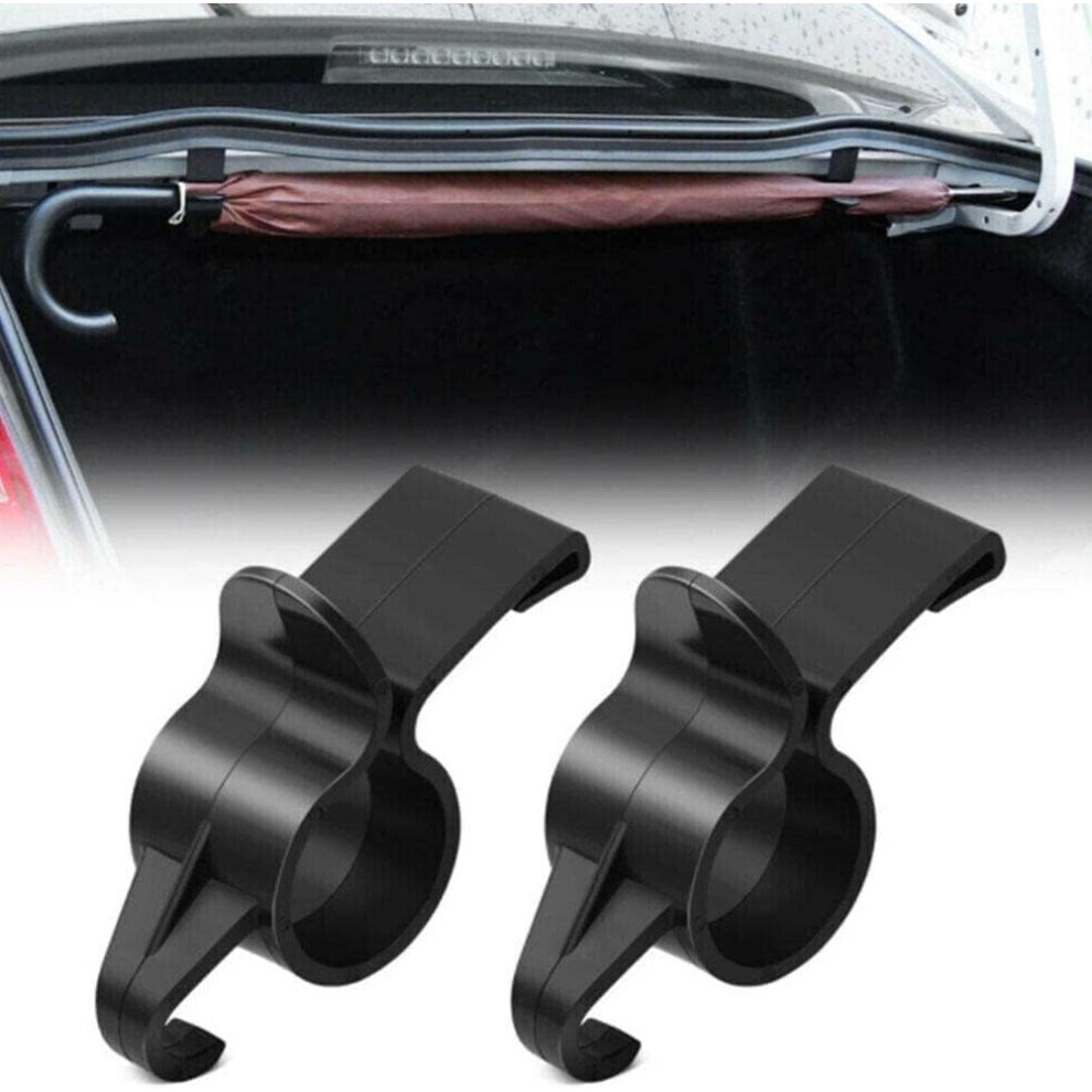 2Pcs Car Umbrella Holder With Quickrelease Antislip Back Seat Hooks, Waterproof Storage For Suvs Sedans Trucks 9113335628090