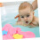 Bath Sponge Mat Cushion for Newborns Comfortable Bathing Gentle Skin Random Style 4