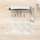 Cookie Press Biscuit Maker Kit with 20 Discs, Stainless Steel, Adjustable Sizes for Baking and Icing 2
