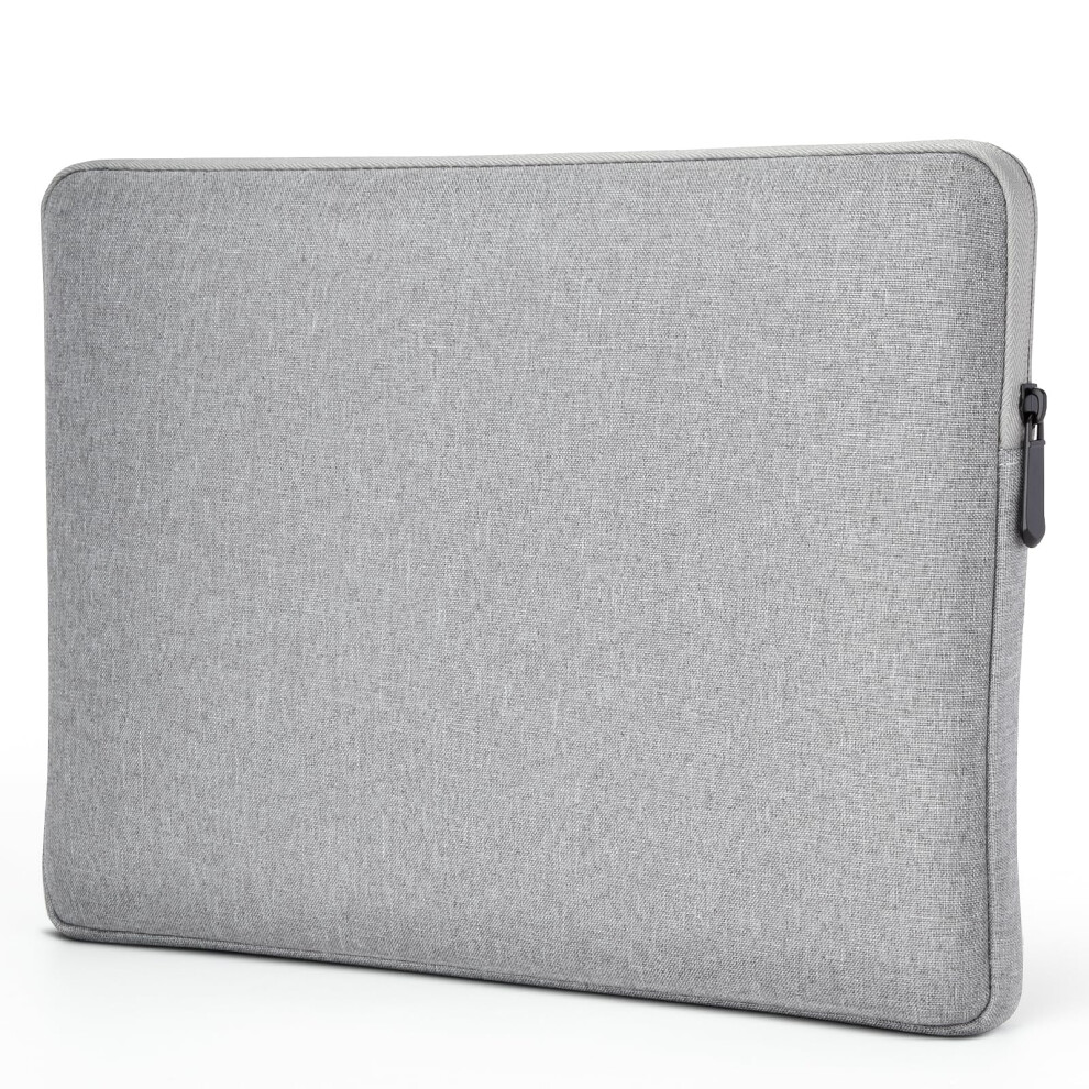 15 Inch Laptop Sleeve With Handle, Waterresistant Shockabsorbing Case For Macbook Pro, Light Grey 9199774065757