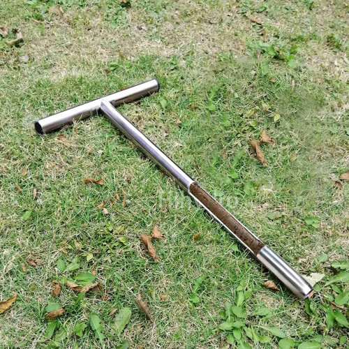 Durable Stainless Steel Soil Sampler with T Handle for Home Gardens 2