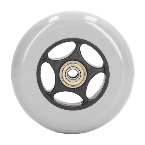 Versatile 4in Gray Walker Wheel - Sturdy Non-Slip Easy Setup 2