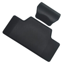 2Pcs Motorcycle Backrest Pad with Comfortable Sponge Cushion and Breathable Leather for Enhanced Riding Support Universal Fit