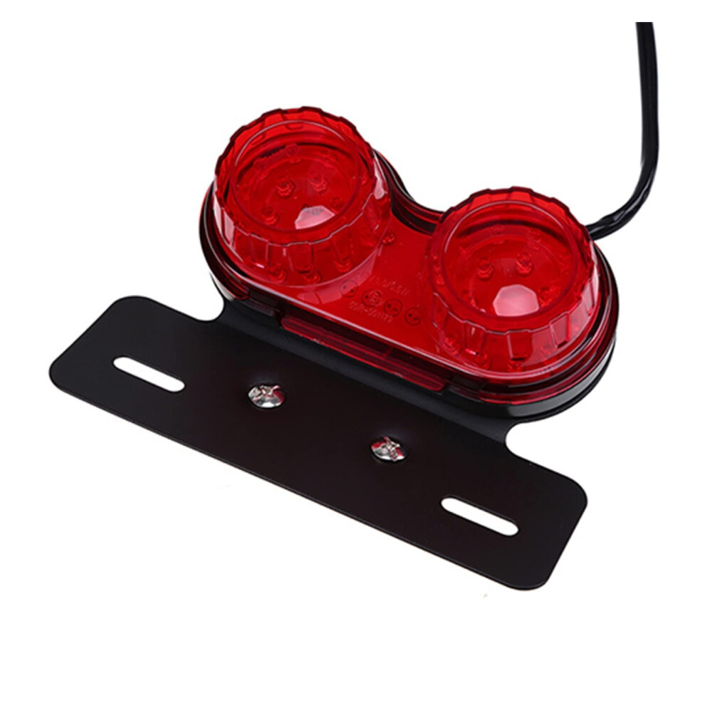 Motorcycle Tail With Integrated Led Turn Signals And Universal License Plate Bracket 12V For Harley Light 9382693216335