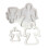 3D Angel Casting Molds Candle Molds Plasters Molds Angel 1