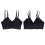 Adjustable Black Breathable Soft Breast Pumping Nursing Bra XL 1