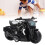 Alloy Simulation Motorcycle Toy for Ages 3+ – Cool Black Pull Back Model 3