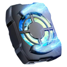 Enfriador de Teléfono Portátil Recargable, 3 Velocidades, Ajustable, Inalámbrico, Magnético, con Luz para Todo Tipo de Teléfonos.