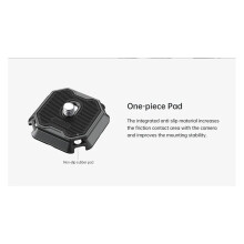 F38 Piastra A Sgancio Rapido Multiforo Universale per Fotocamera DSLR Gimbal Arca Adattatore per Interruttore Rapido 1/4 Pollice 3/8 di Pollice