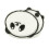 6 pièces Panda fer sur patchs-Six ensembles de combinaisons 4