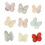 Patchs brodés papillon de dessin animé, 10-Couleur mélangée 1