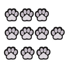 10/50 pièces pattes de chien coudre/fer sur patchs pattes-10PS