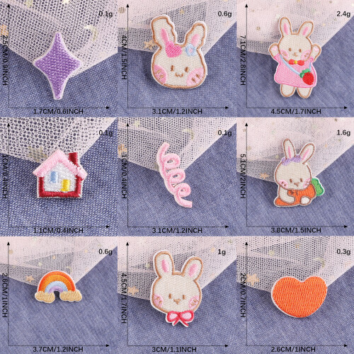 Patchs de réparation de lapins, 17-17 séries d'autocollants 2