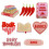 Patchs de réparation Bookish, 8 pièces, jolis patchs brodés à 1