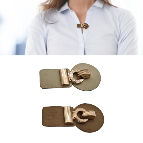 Sew On Toggles Closures with Metal Button For-  yellow 1
