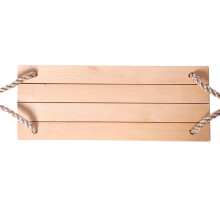 Wooden Outdoor & Indoor Swing for Kids & Adults - 40x16.2x1.2cm
