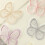 Patchs brodés papillon de dessin animé, 10-Couleur mélangée 4