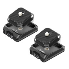 Ulanzi Kit Piastra A Sgancio Rapido e Base UKA01 Uka Compatibile con Piastre Uka e F38 per Treppiede per Fotocamera, 2 Set