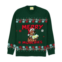Scooby Doo Christmas Jumper (Mens Green)
