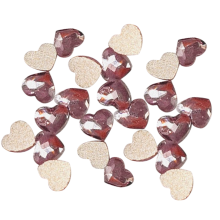 Innovative Valentinstagsdekoration, wunderschön geschliffene Facetten zum Basteln, Strasssteine zum Dekorieren, ideal für Gastgeschenke, den