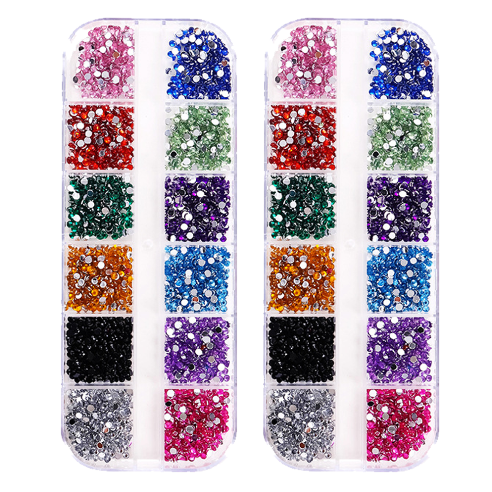 Radiant Creations: Nail Art Decoration With Multi-Faceted Cutting Glass Stones, Universal Craft Decorations For A Range Of Projects, Gift For Women &