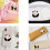 3 pièces Panda fer sur patchs appliqués patchs-3 ensembles 7