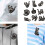 9 pièces patchs brodés citrouille patchs à coudre-9 ensembles 3