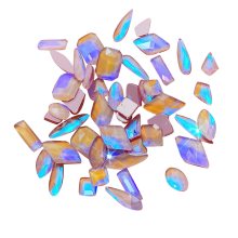 Quality Glass Decorations, Unique Design Paillettes for Elevating Your Artistic Endeavors For Halloween Parties For Nightclubs For Daily Use