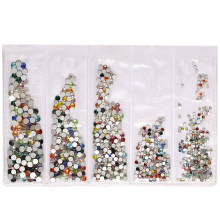 Tschechische Qualitäts-Strasssteine, Hotflix Rhinostone mit flacher Rückseite, bezaubernde Kristall-Strasssteine, hochwertiges Glasmaterial,