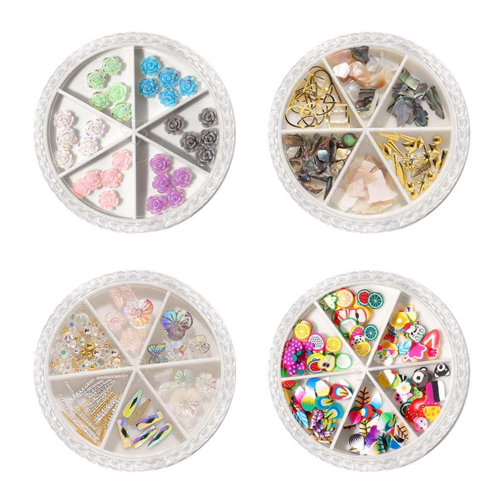 Radiant Nail Art Adornments, Multiple Shape Gem Metal Caviar for Dazzling Nail Designs, Safe Non-Toxic Materials for Safe and Stunning Manicures