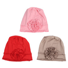 Tulbandmuts voor dames met een elegante afwerking, hoofdbedekking bij haarverlies, gemaakt van zachte, ademende en huidvriendelijke viscose stof,