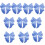 Patchs de nœuds décoratifs à coudre, 10 pièces,-Bleu 1