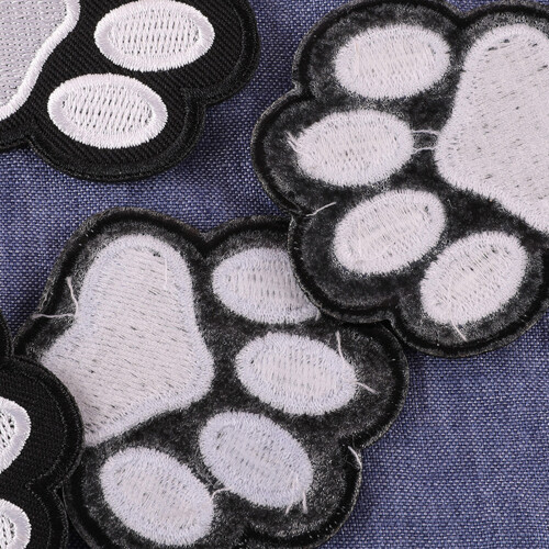 10/50 pièces pattes de chien couture sur patchs patchs-50PS 2