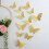 Autocollant mural papillon 3D, décorations papillon,- 2205 3