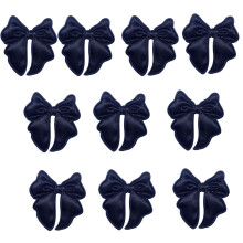 Patchs brodés de nœuds papillon, 10 pièces, couture sur-Noir